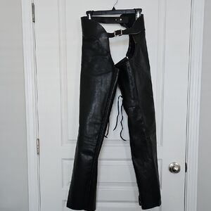 Buckle & Hide Leather Chaps, Small